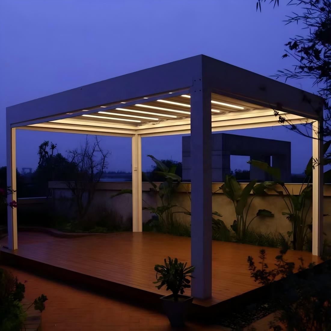 بيع مباشر من المصنع: بيرجولا م - مراجعة Outdoor Furniture Metal وسعره