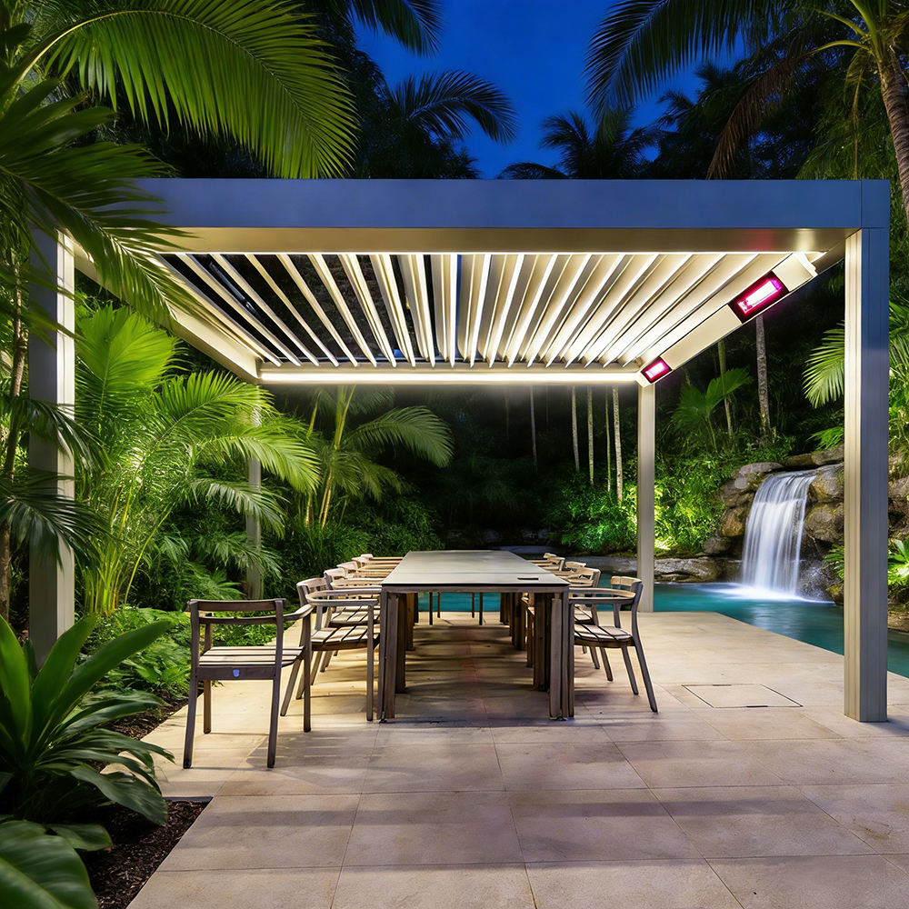 بيع مباشر من المصنع: بيرجولا م - مراجعة Outdoor Furniture Metal وسعره