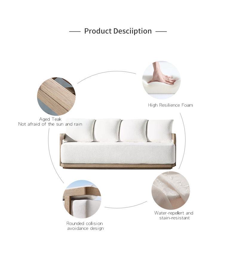 طقم أرائك حدائق فاخر من خشب ال - مراجعة Outdoor Furniture Luxury وسعره