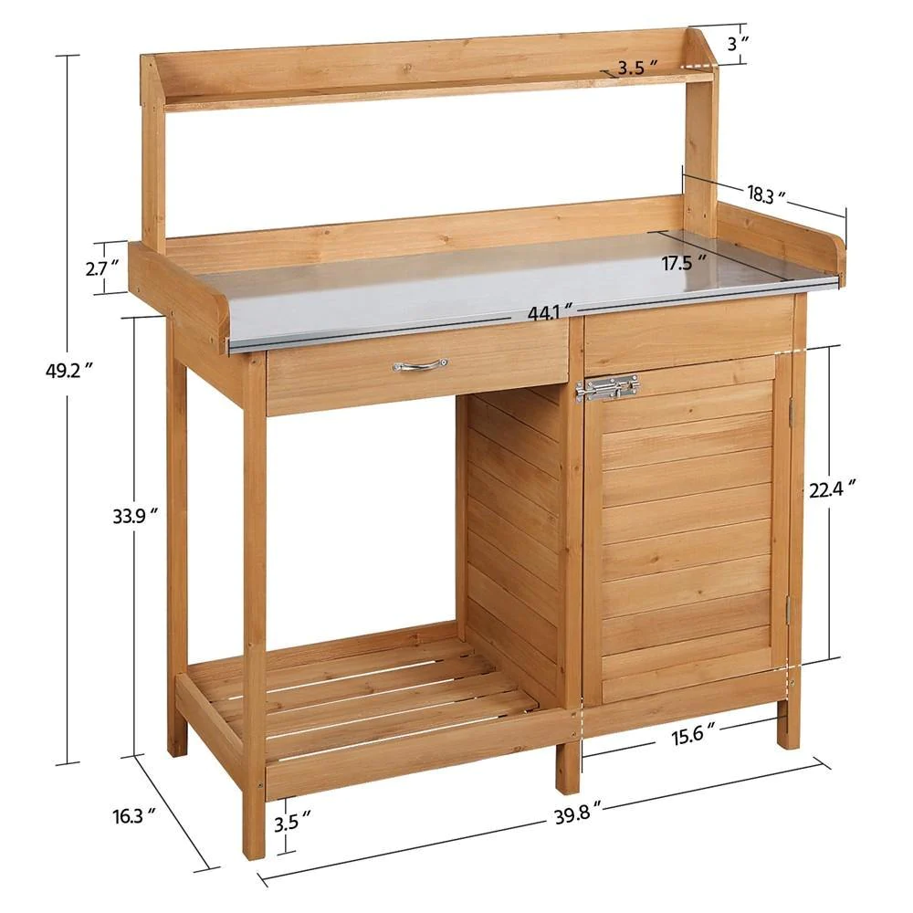 طاولة عمل خشبية صلبة للاستخدام - مراجعة Outdoor Furniture Wood وسعره