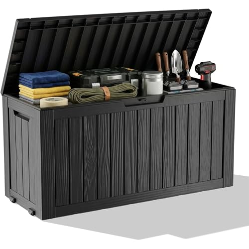 صندوق تخزين خارجي مقاوم للماء  - مراجعة Outdoor Furniture Wood وسعره