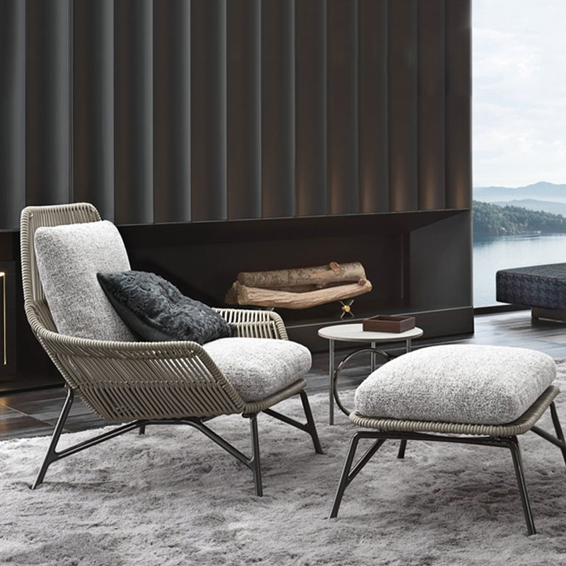تصميم حبل إطار معدني كرسي مقاو - مراجعة Outdoor Furniture Metal Chairs وسعره