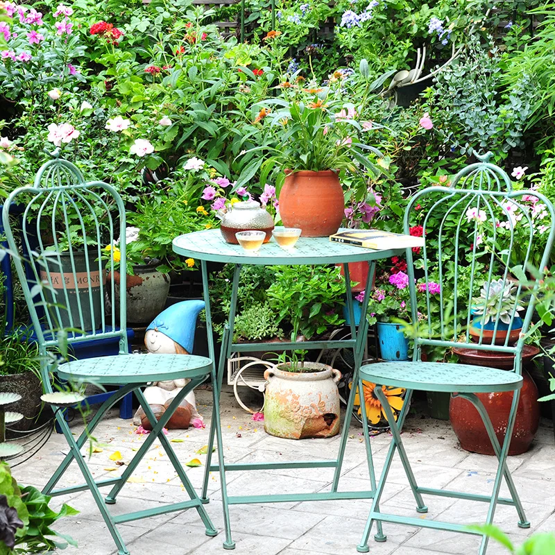 كراسي حديقة فناء خارجية من الح - مراجعة Outdoor Furniture Metal Chairs وسعره