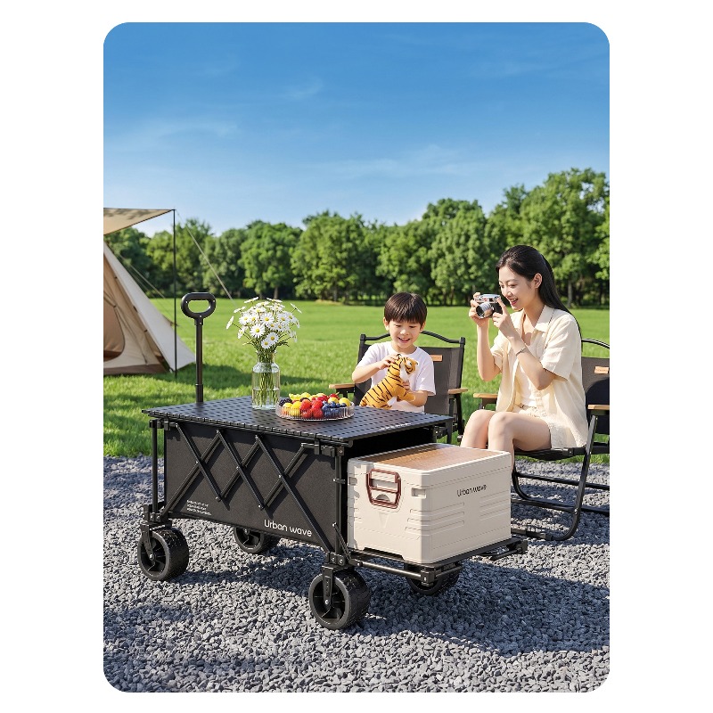 عربة تخييم قابلة للطي للاستخدا - مراجعة Outdoor Furniture Metal وسعره